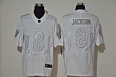 Nike Ravens 8 Lamar Jackson White Vapor Untouchable Limited Fashion Jersey,baseball caps,new era cap wholesale,wholesale hats